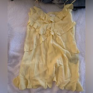 yellow mini dress